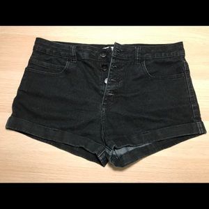 Forever 21 Premium Denim High Waisted Jean Shorts